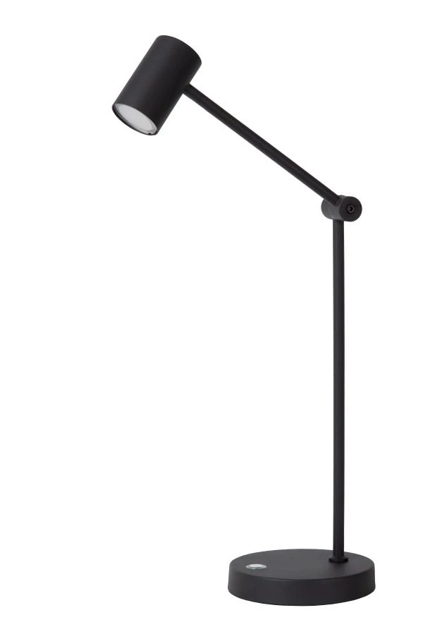 Lucide TIPIK - Lámpara de escritorio Recargable - Batería/acumulador - LED 3 StepDim - 1x3W 2700K - Negro - apagado